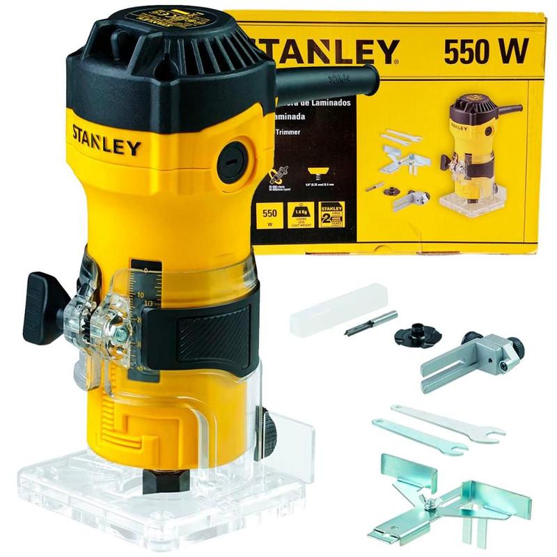 Tupia Manual com Pinça para Laminado Motor Potente de 550W Rotação